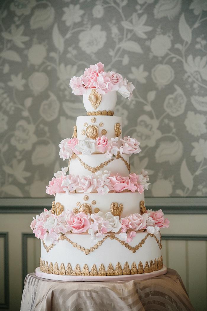  Marie Antoinette wedding cake