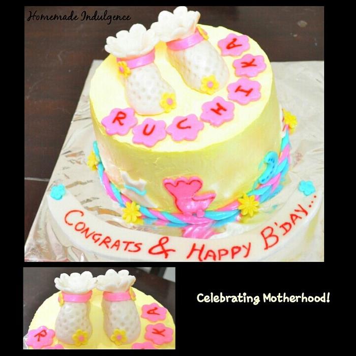 Baby shower cake