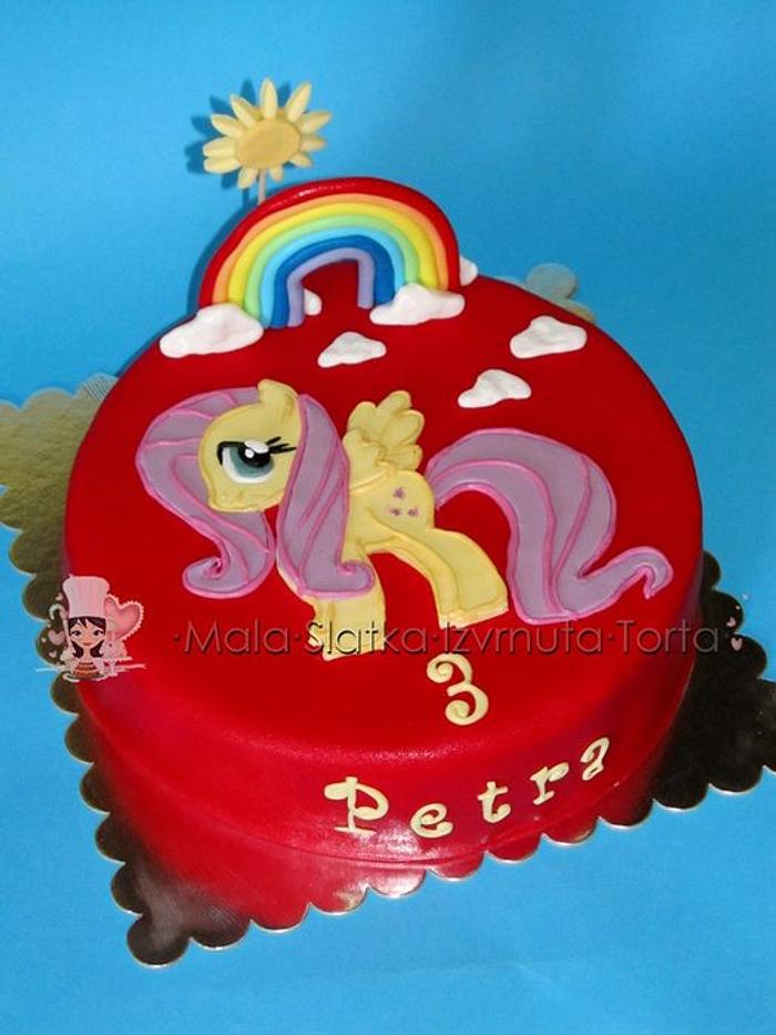 Fluttershy, My little pony cake