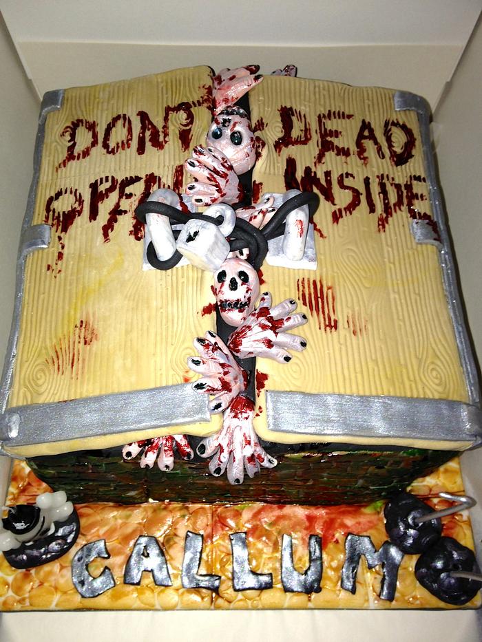 Walking Dead birthday cake!