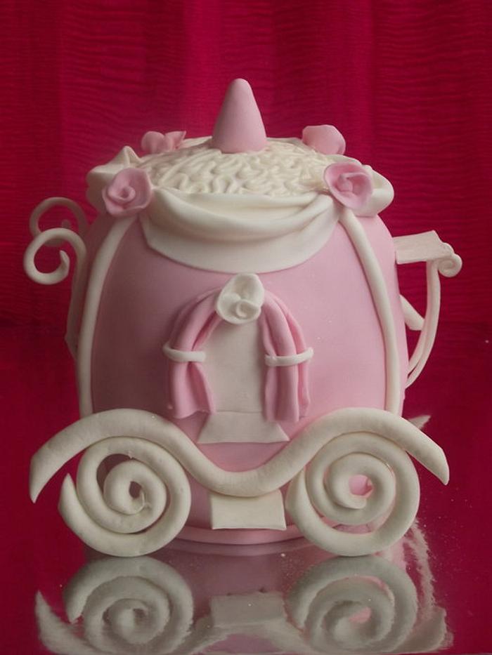 Cinderella's Carriage Cake!
