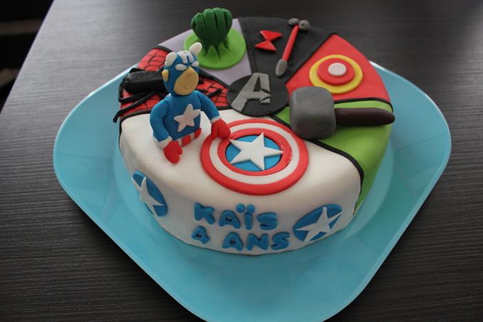 "Avengers's cake"