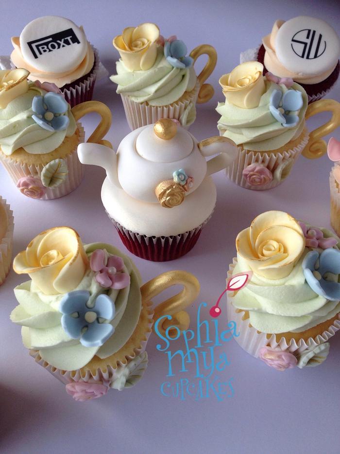High Tea Inspired Cupcakes