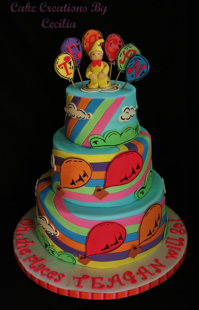 "Dr. Seuss" Baby shower Cake