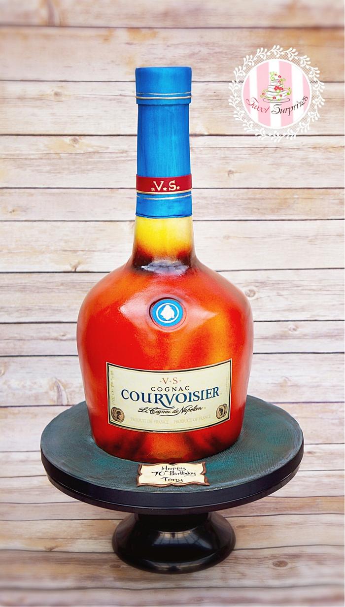 Courvoisier bottle