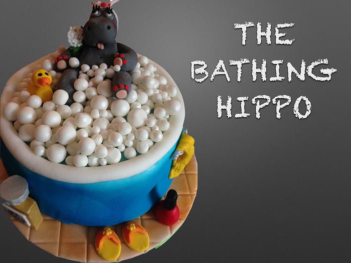 The bathing hippo