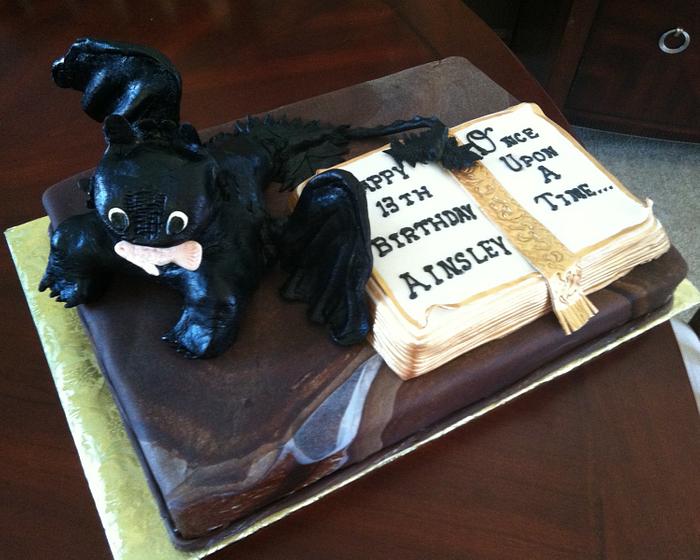 "Toothless" Cake