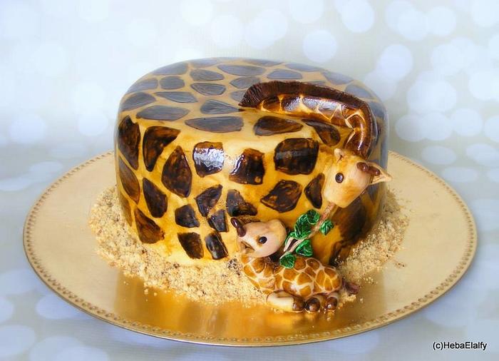 My Brother's Giraffe cake