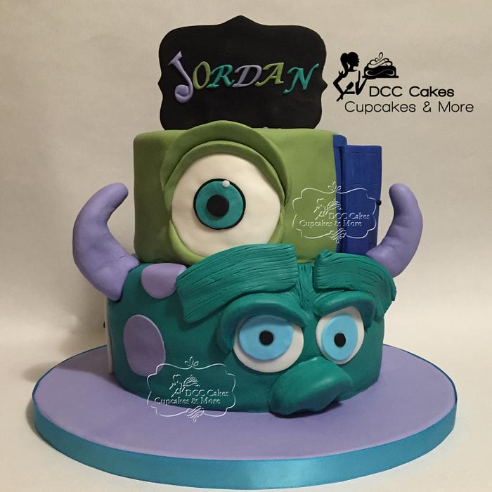 Monster's Inc 1st Birthday Cake