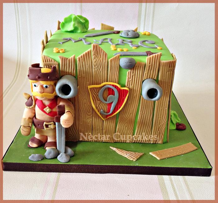 Cash of Clans cake