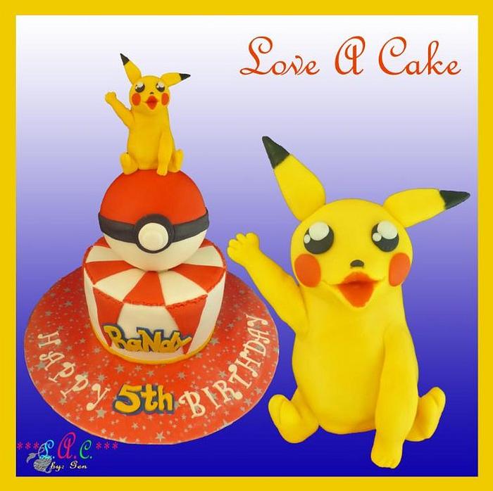 Pokemon's Pikachu-themed Birthday Cake
