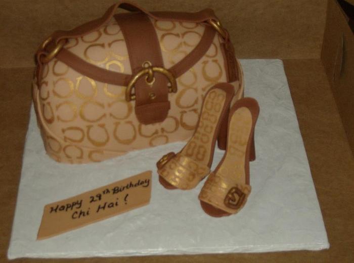 "Coach" birthday cake