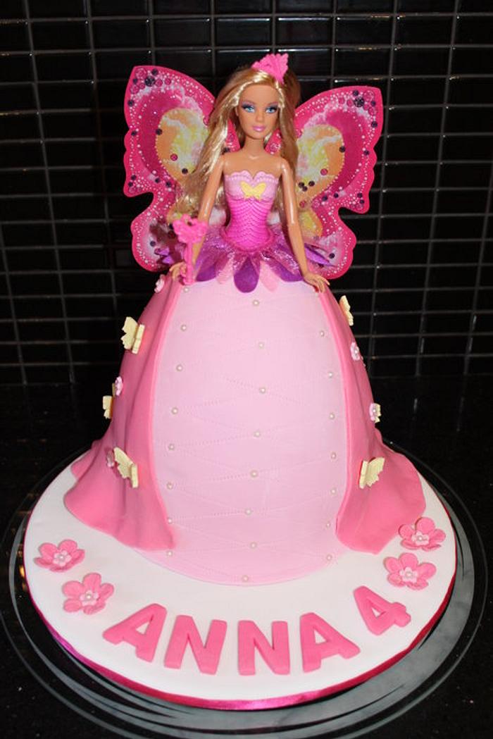 Barbie Mariposa cake for a fairy-loving celebrant | By DaintyDaisies |  Facebook