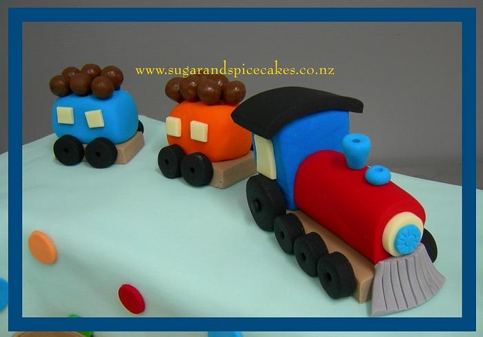 Toy Train Cake