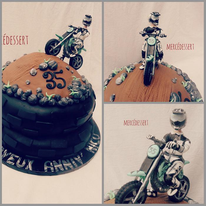 Motocrosse cake