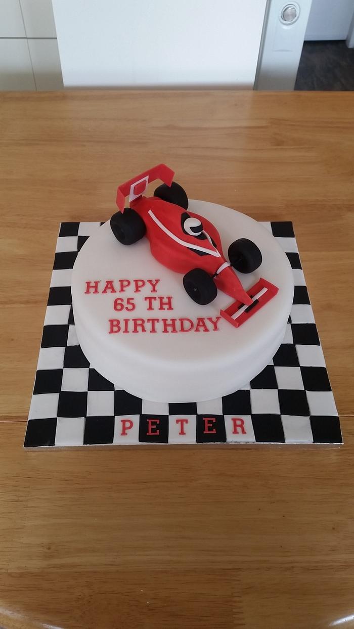 Formula 1 Birthday Cake, Ferrari Edition