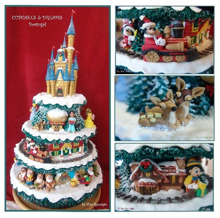 MY MAGICAL CHRISTMAS CAKE...MY CHRISTMAS STORY CAKE