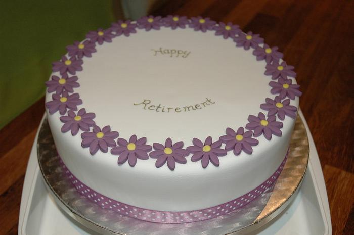 Mum's retirement cake