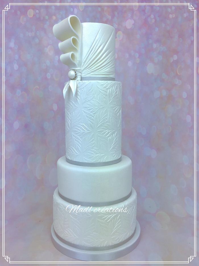 Wedding cake by Madl créations 