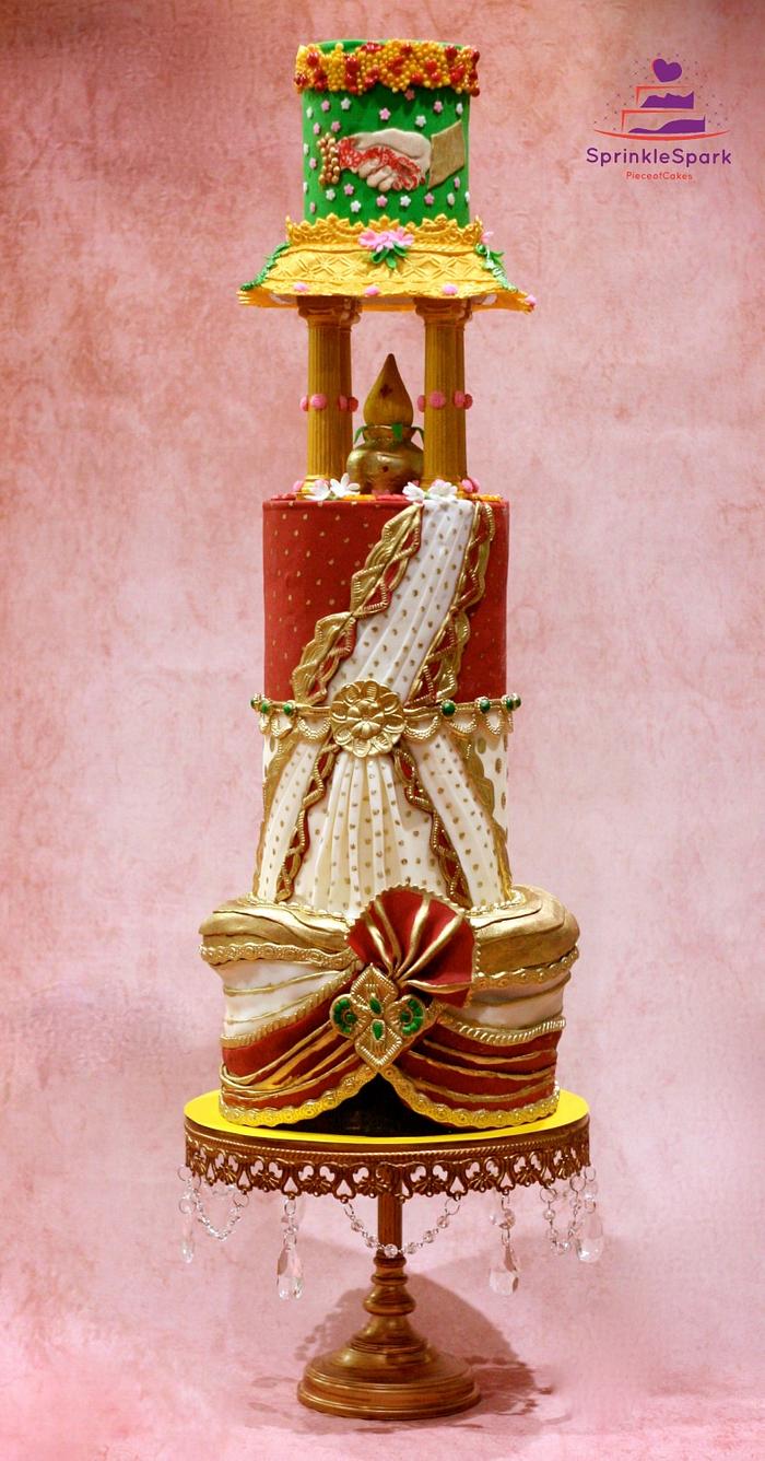 Traditional Indian Wedding Cake
