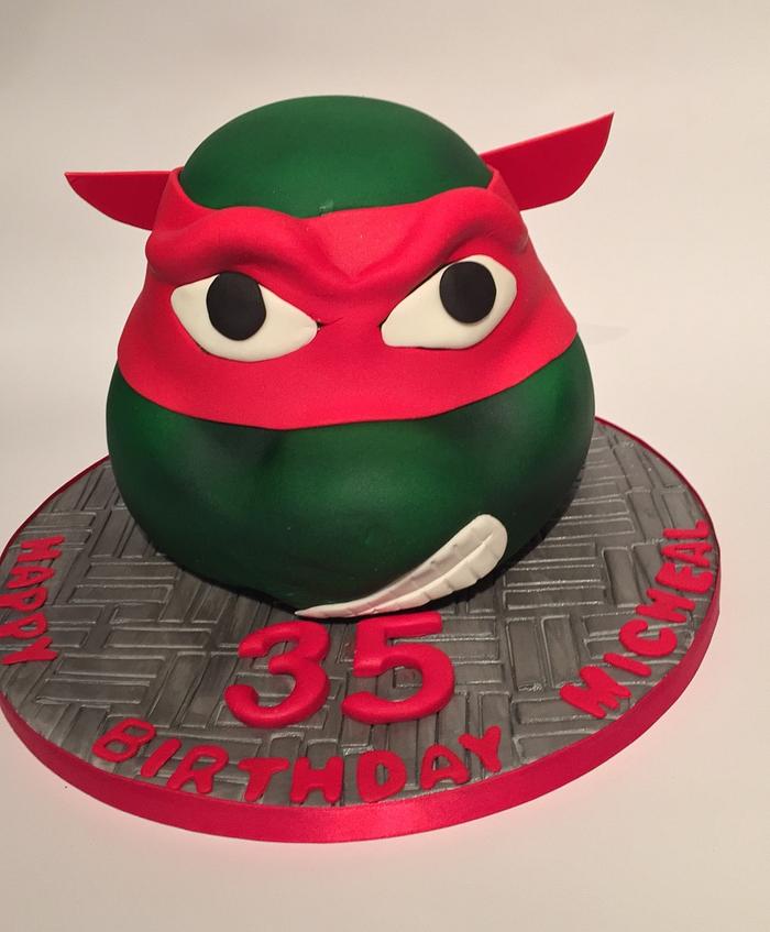 Raphael Ninja Turtle cake