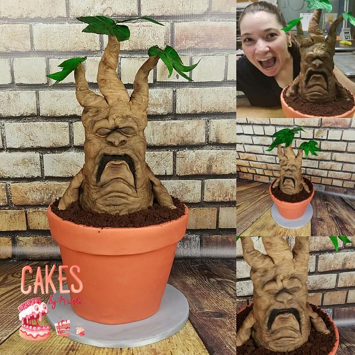Sculpted Mandrake Root Cake