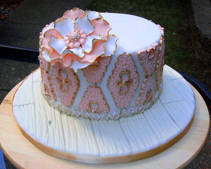 Brooch cake
