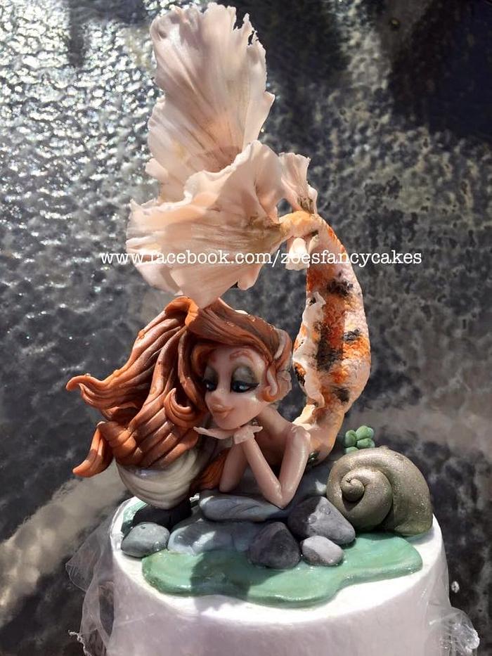 Mermaid cake model