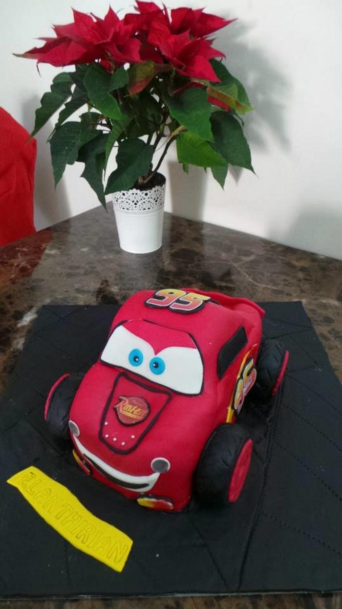 MCqueen Car Cake