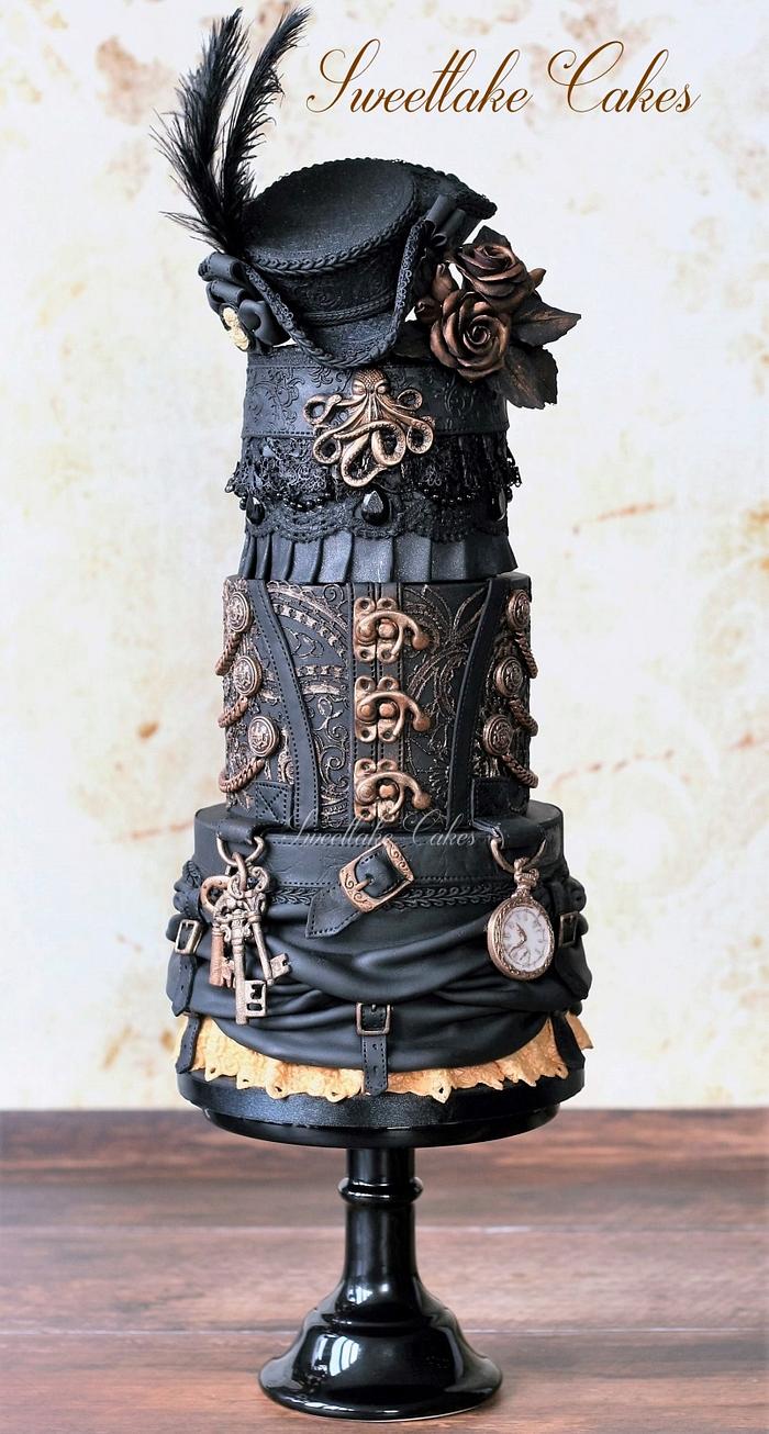 Pirate steampunk cake