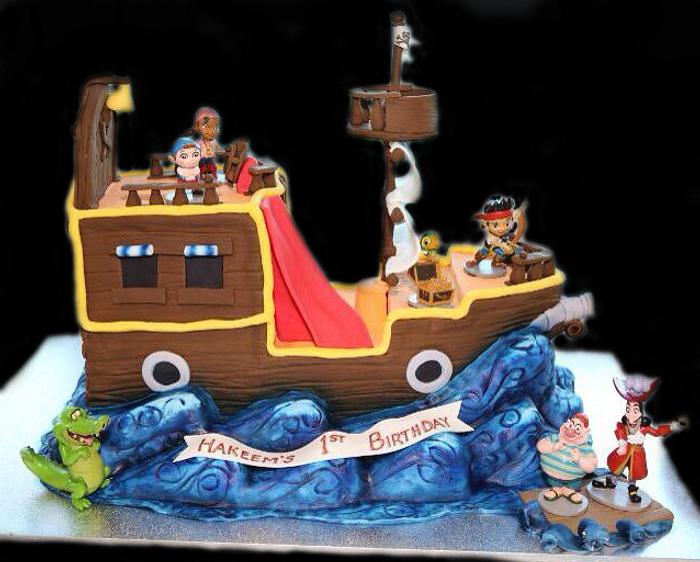 Jake and the Neverland Pirates Buckey Cake