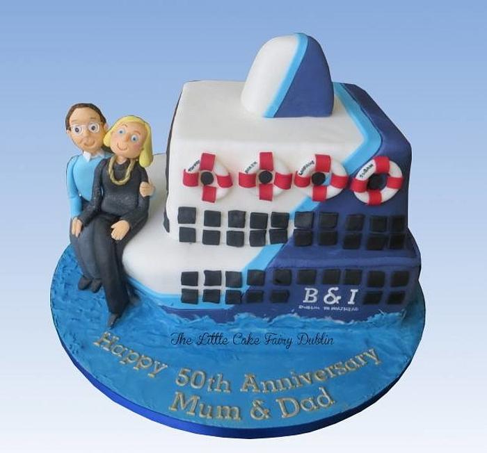 Ferry 50th Anniversary Cake