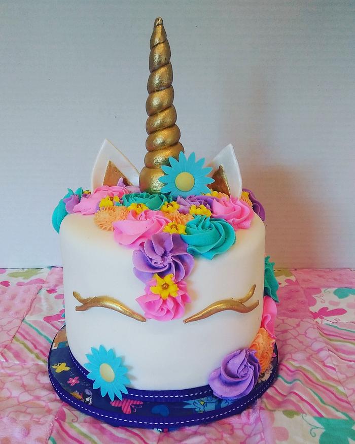 Whimsical Unicorn Cake