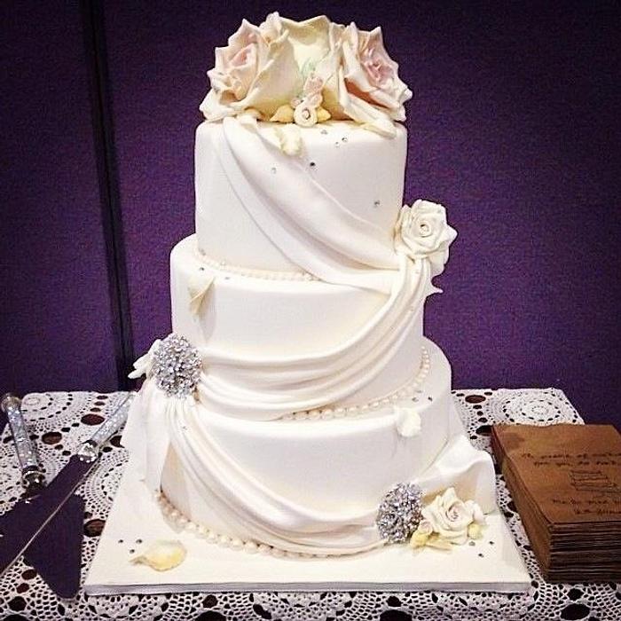 First wedding cake .....