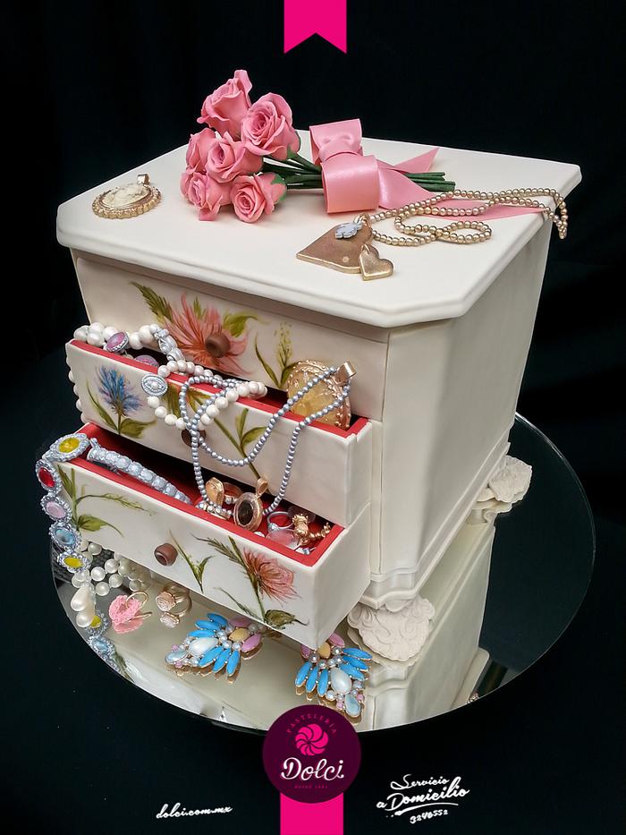 Jewelry Box Cake