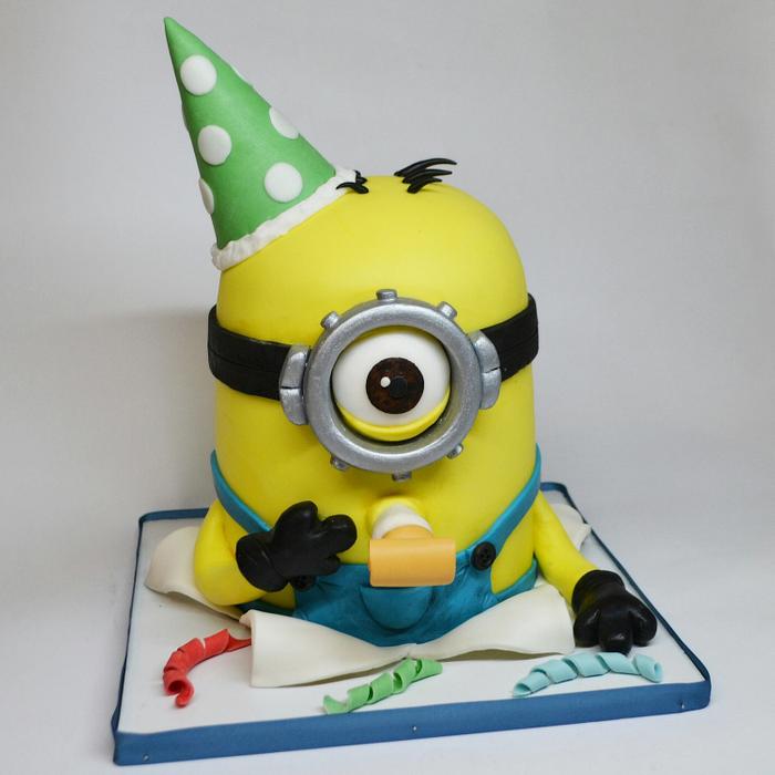 minion 3d cake
