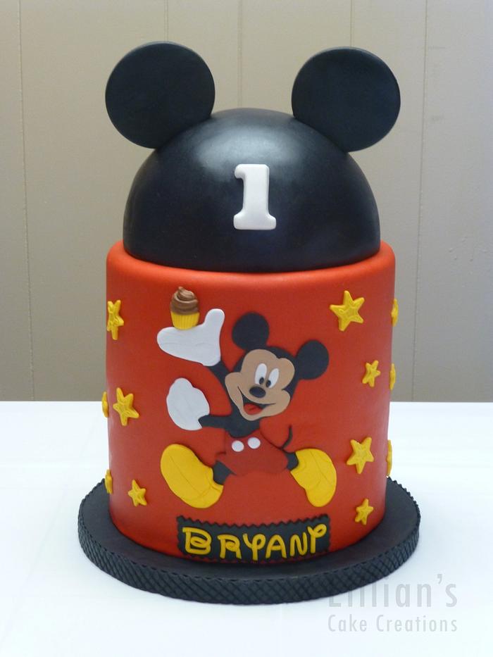 Bryant 1st Birthday cake