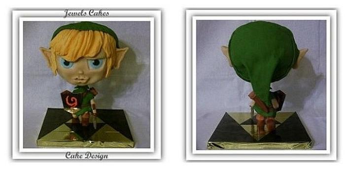 Young Link from the Legend of Zelda series.