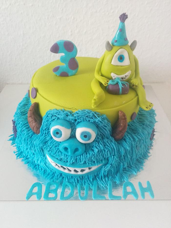 Monster's Inc themed cake