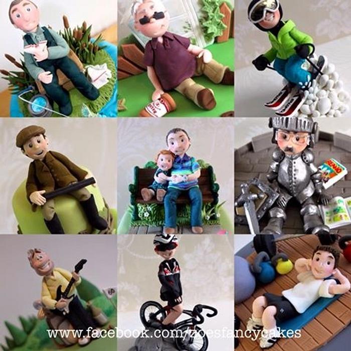 Happy fathers day - cake toppers