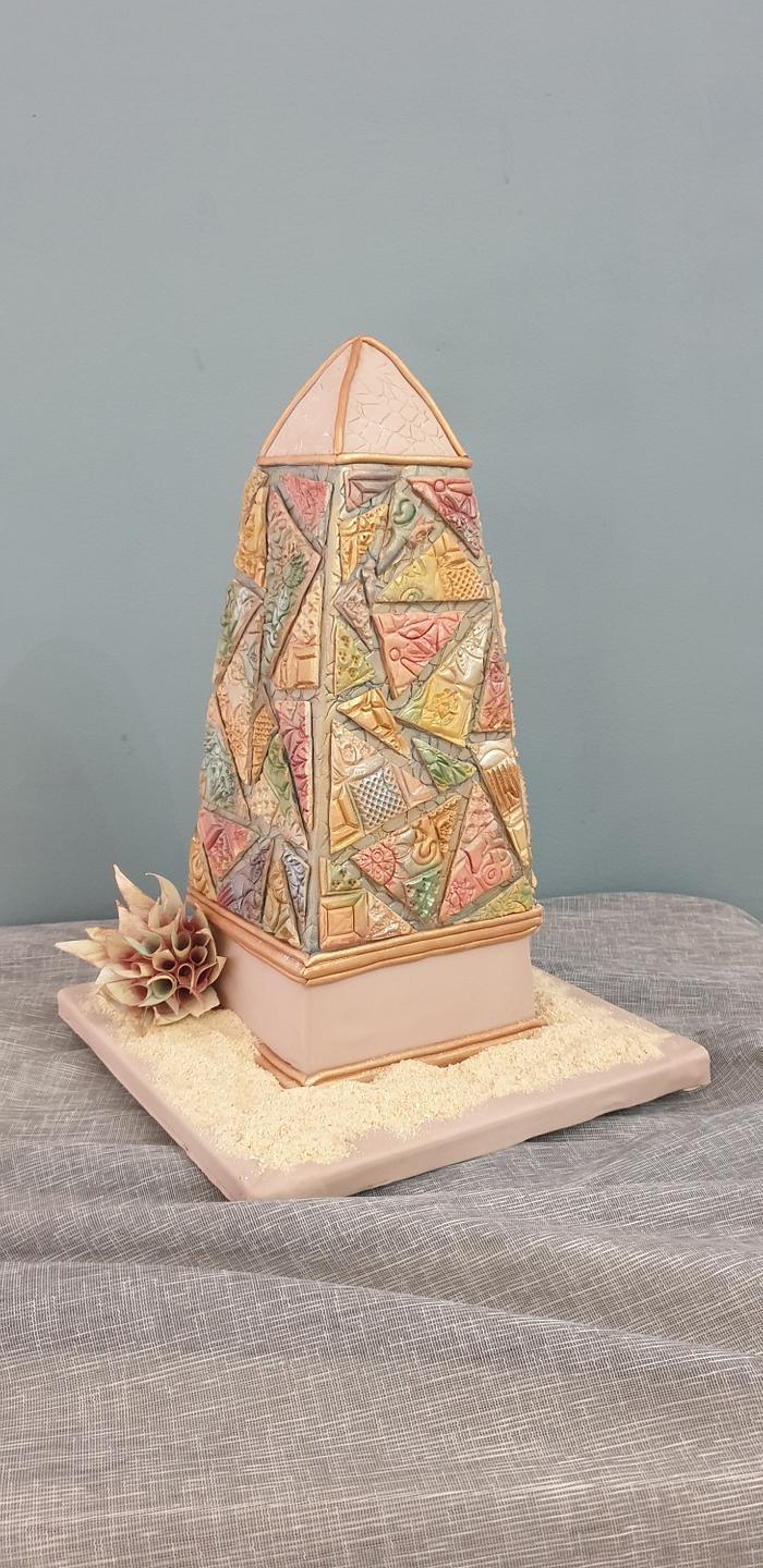 Obelisk cake