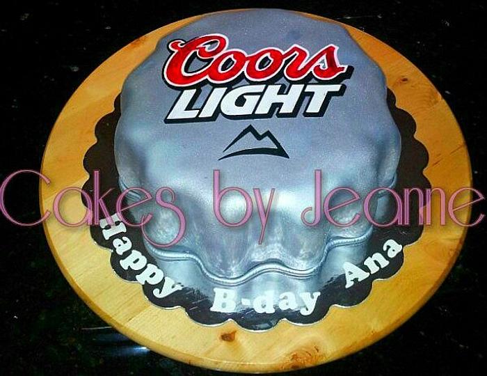 Coors Light Cake