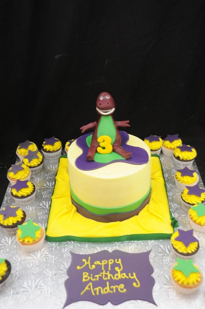 Barney Cake Decorated Cake By Sugarpixy Cakesdecor