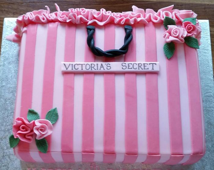 Victoria's Secret birthday cake 