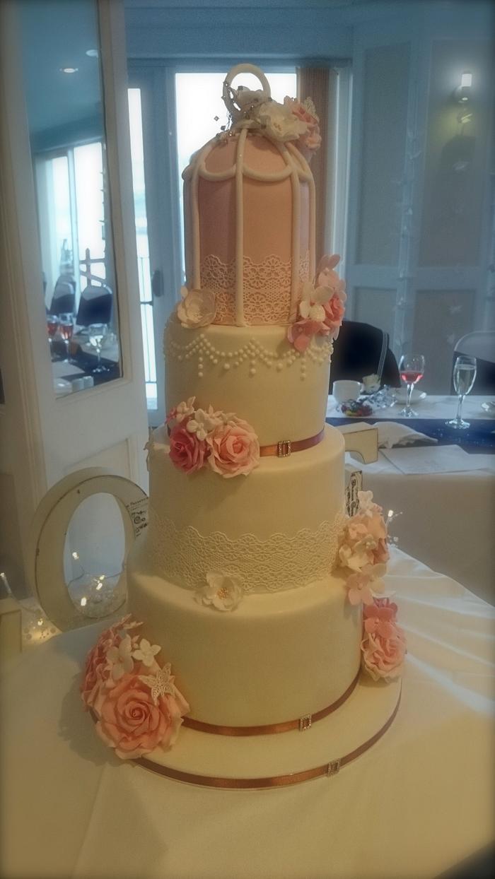 Floral Wedding Cake.