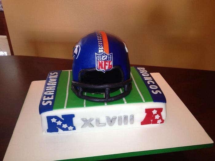 Super Bowl cake