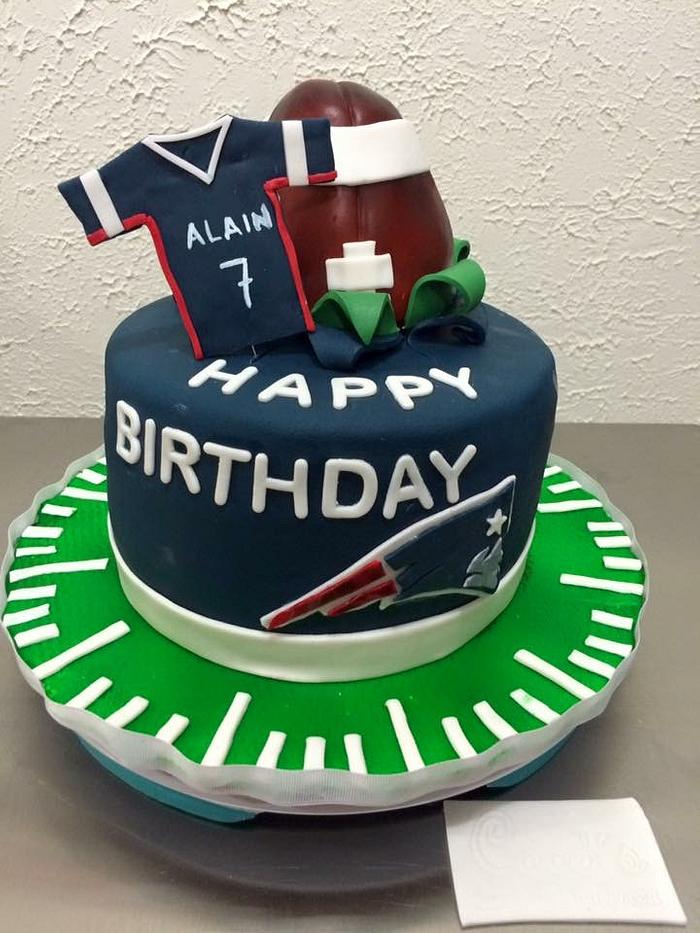 Football fondat cake