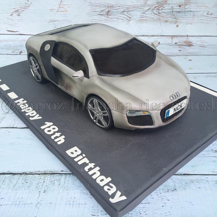 Audi R8 cake