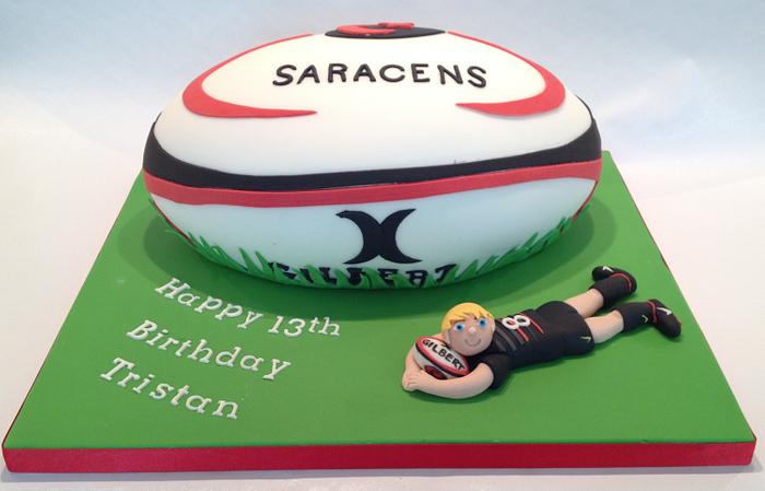 Saracens Rugby Ball 