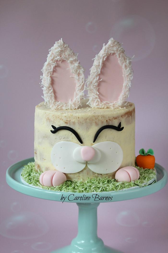 Naked Easter Bunny Cake